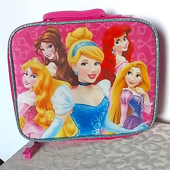 Disney Accessories Disney Princesses Lunch Box Hot Pink 5